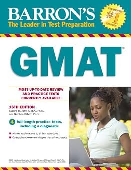 Barrons GMAT Graduate Management Admission Test