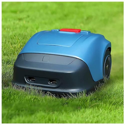 Robot cortacésped totalmente automático, altura de corte de 20-55 mm, control de aplicaciones, resistente al agua, pendiente máxima: 33% (18 °), bajo nivel de ruido para céspedes de hasta 300 m2