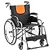 Rollstuhl Faltbar Leicht,Reiserollstuhl Wheelchair Aluminium,Selbstfahrender Faltrollstuhl,Wasserdicht Oxford Cushion,Feste Armlehnen und Klappbare Fußstützen,Für behinderte und Schwangere Frauen