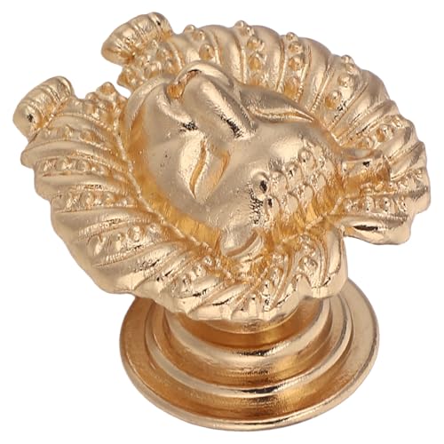 Ipetboom Pomo de Gabinete Forma de Cabeza de Tigre Vintage Tirador Decorativo Orificio de Metal Resistente en Acabado Envejecido para Armarios y Cajones de Cocina y Baño Estilo Rústico