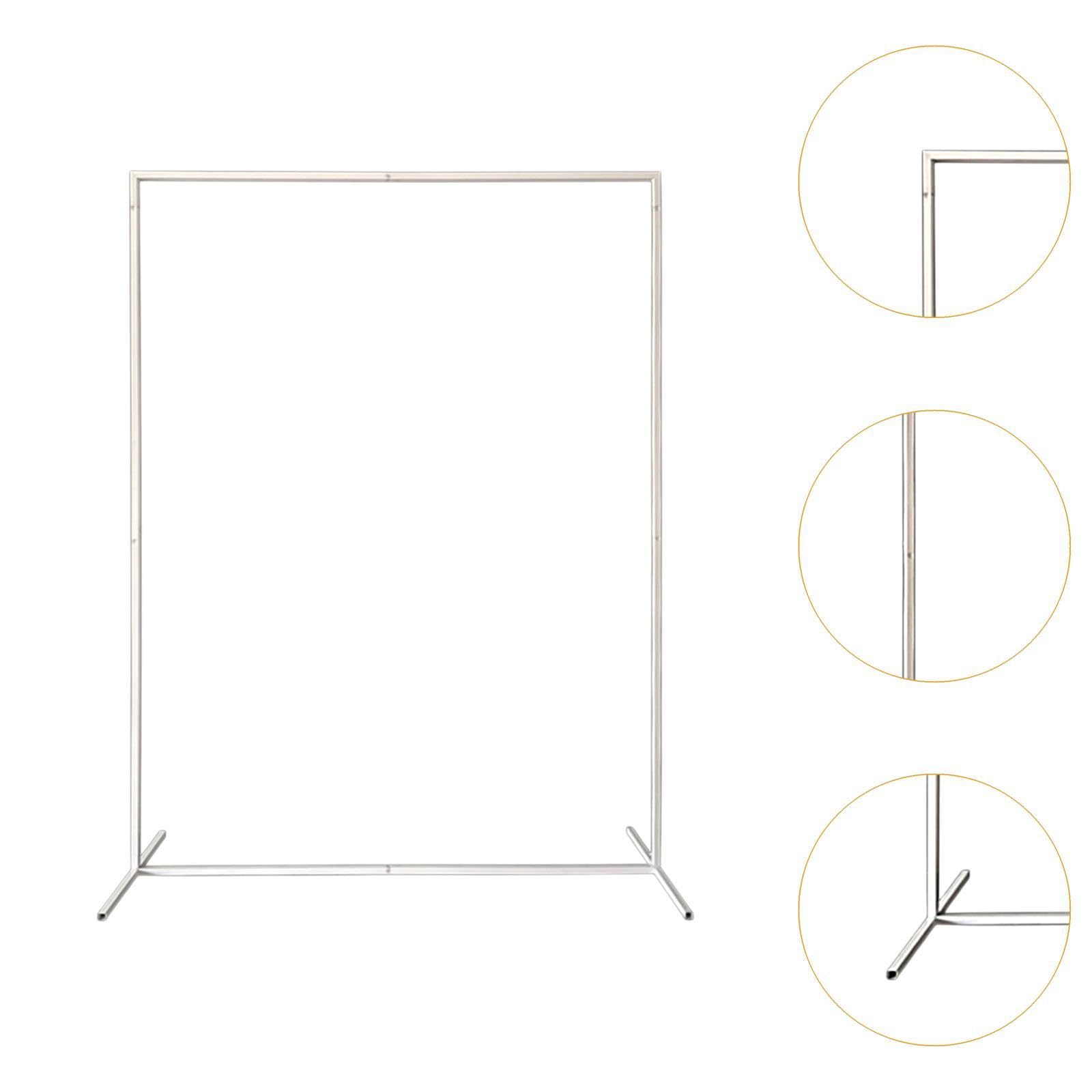 Arco Cerimonia Struttura Arco Metallo Supporto per Decorazione Feste Arco per Cerimonia Versatilità d'Uso Adatto per Matrimonio Festa di Compleanno, Argento