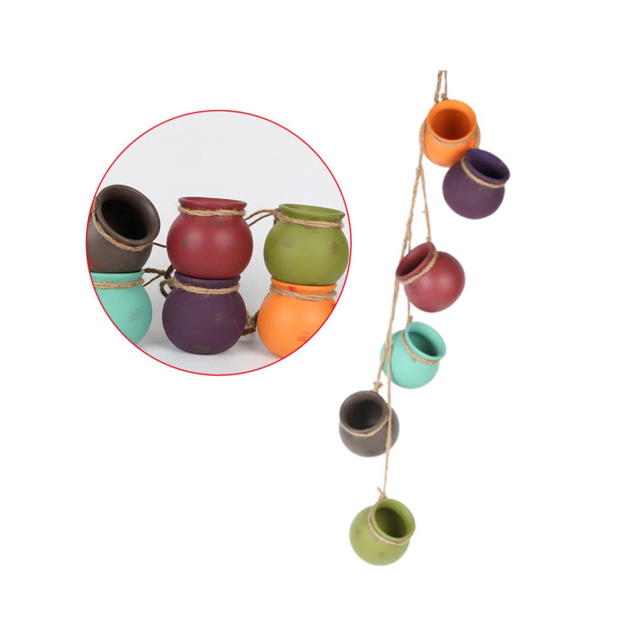 Toddmomy Ozdobny Kwiatowy Doniczka Domowa Ceramiczna Doniczka Wisząca Doniczka Roślina Doniczkowa