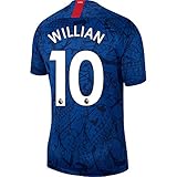 Nike Nike Chelsea Home Willian 10 Trikot 2019-2020 (offizieller Premier League-Druck), Herren, blau, Medium