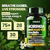 Moringa Capsules, Beet Root, Mullein Leaf - Energy, Skin, Immune Supplement Superfood, Rich in Antioxidants, Minerals & Essential Vitamins - High Absorption Non-GMO - Made in USA - 60ct