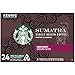 Starbucks Coffee K-Cup Pods, Sumatra Single-Origin Coffee, Dark Roast Ground Coffee, Keurig Genuine K-Cup Pods, 32 CT K-Cup Pods Per Box (Pack of 3)