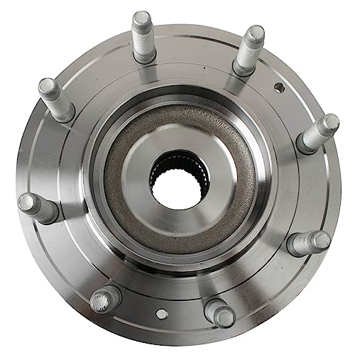 Image of TRQ 2 Piece Front Wheel Bearing & Hub Assembly Set Compatible with 2020 Chevrolet Silverado 2500 HD Silverado 3500 HD GMC Sierra 2500 HD Sierra 3500 HD