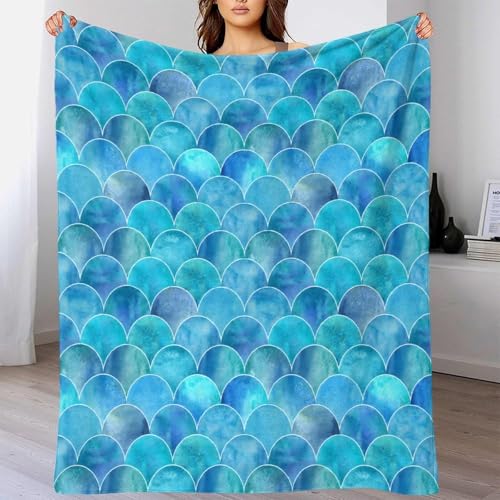 Couverture microfibre ocean waves plaid cadeau idéal grands-parents - 4