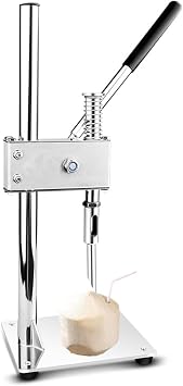 Coconut Opener Machine, Stainless Steel Coconut Opener Tool Set, Young/Tender Coco Nut Opening Kit