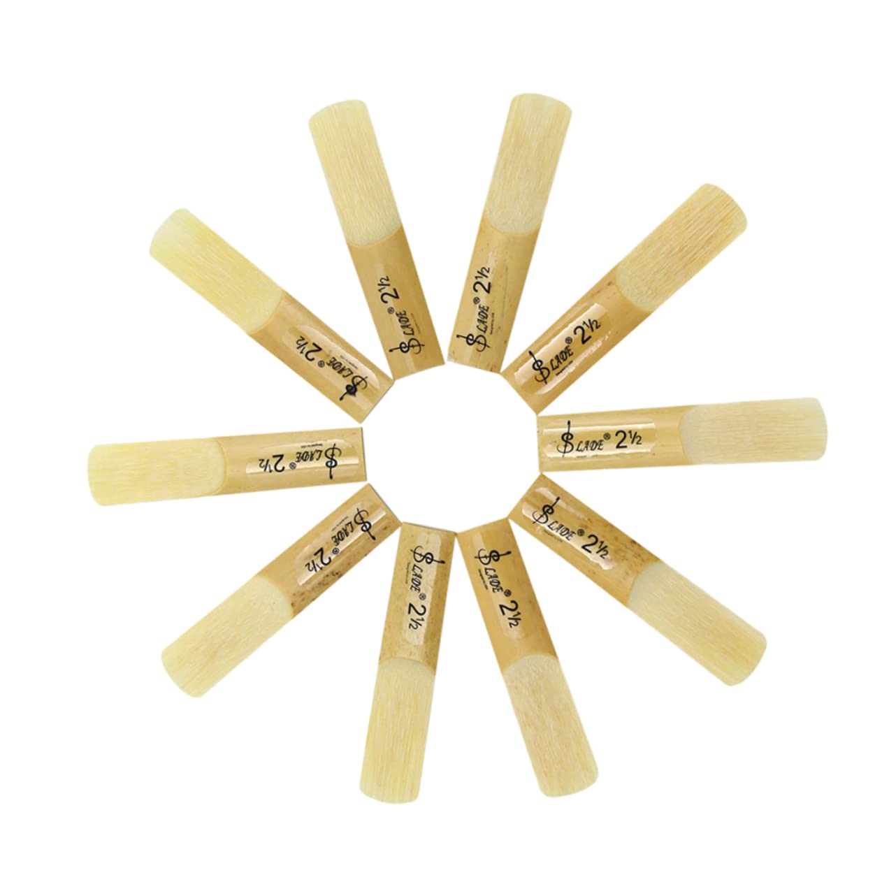 SUPVOX 20pezzi Ance Per Saxofono Accessori Bamboo Di Alta Qualità Con Scatola Di Conservazione Ottimo Suono e Design Pratico