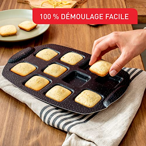 Tefal PerfectBake Mini J5734502 Kuchenform, 10 Mini-Kuchen, Antihaftbeschichtung, recyceltes und recycelbares Aluminium… – Ansicht 4