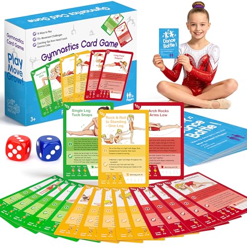 Gymnastics Card Games Equipment for Kids: 70+ Fun Basic Skills