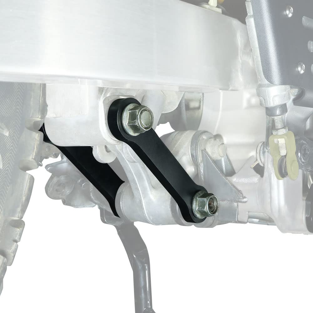 Motorcycle Lowering Links Kit - Stainless Steel, Fit Kawasaki KLX250/300, KLX300SM, D-Tracker 250, Lowers Seat Height