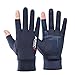 YHT Summer Thin Style Two Finger ice Silk Gloves for Men and Women, Sun Protection, Outdoor Sports, Cycling, Fishing, Express delivery, Half Finger delivery
