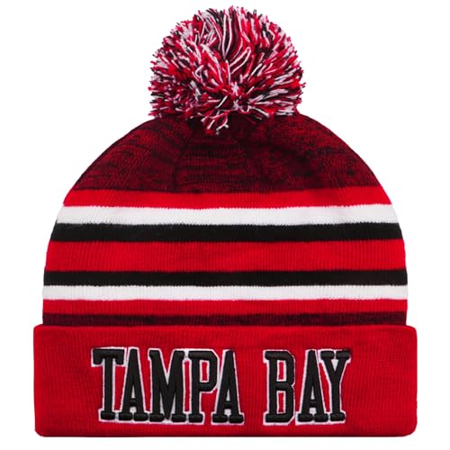Tampa Bay Beanie Hat Football Knit Hats Winter Cuffed Stylish Beanie Cap Sport Fans Fashion Toque Cap