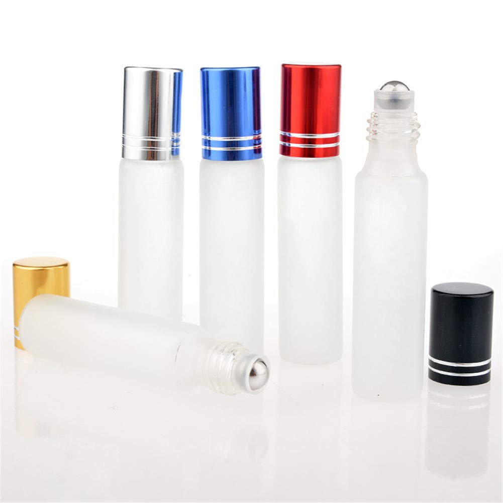 JIUWU Leere Rollerball-Flaschen 50 Ml – 3 Stück, Transparent, Für ätherische Öle, Parfüm & DIY-Kosmetik