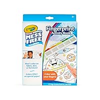 Crayola Color Wonder Mess Free Fingerprint Ink Painting Activity Set, Toddler Finger Painting Alternative, Stocking Stuffers for Kids, Holiday Gifts