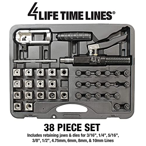 Image of 4LIFETIMELINES 38-Piece Hydraulic Brake Line Flaring Tool Kit