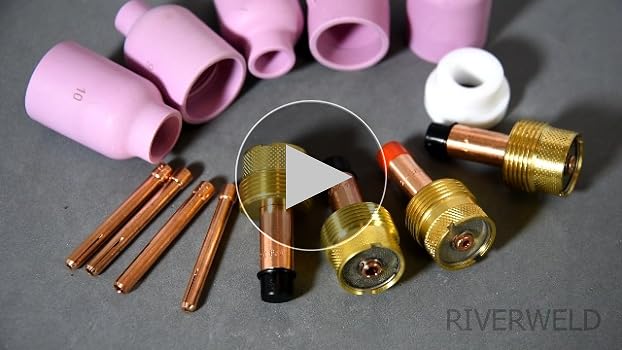RIVERWELD TIG Gas Lens Collet Bodies Jumbo Large Diameter