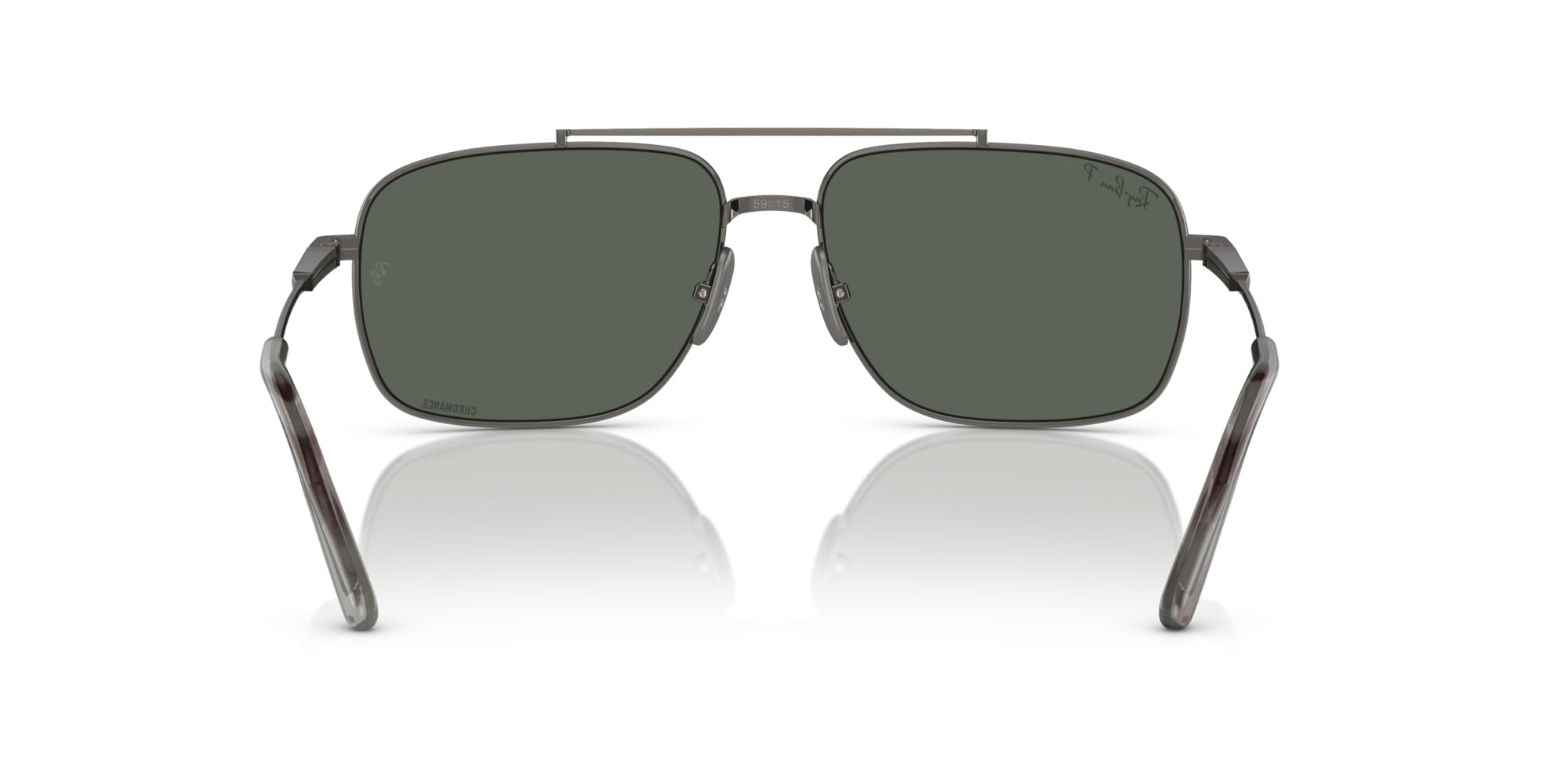 Amazon.com: Ray-Ban RB8096 Michael Titanium Rectangular