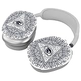 custodia per cuffie airpods max, 2 paia di copriauricolari antigraffio per airpod max, accessori protettivi – all seeing eye triangle mandala