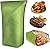21-inch BBQ Meat Blanket for Resting Meat - Reusable Insulated BBQ Resting Blanket - BBQ Resting Bag with Zipper - Foldable BBQ Blanket for Resting Meat, Brisket, Smokers - BBQ Gifts for Men Green