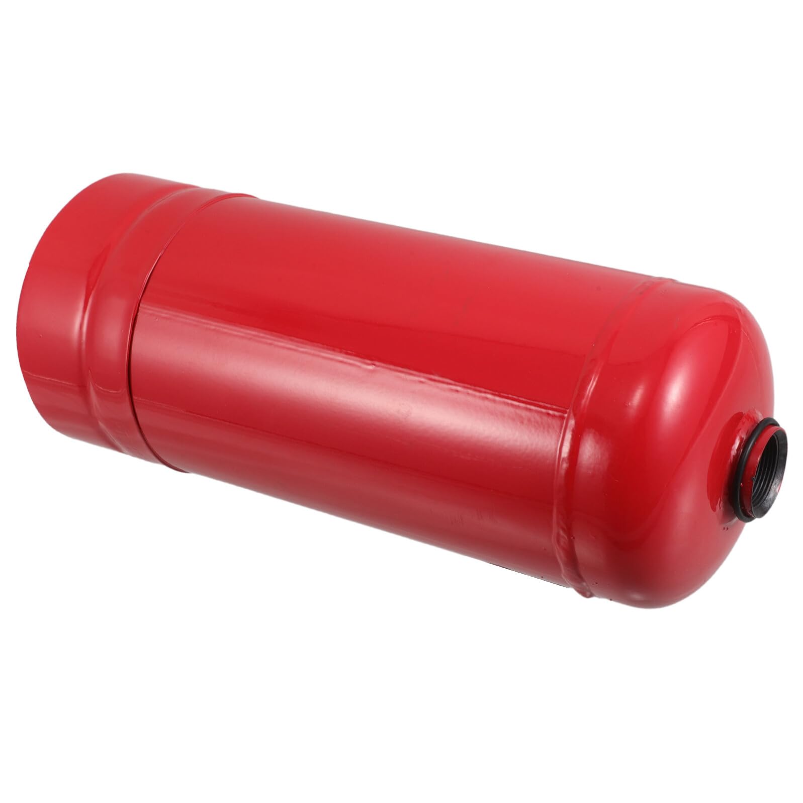 Estintore Vuoto in Acciaio Rosso da 2kg Portatile e Robusto, Serbatoio Riutilizzabile per Garage e Uso Domestico