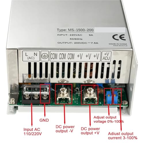 Alimentation SMPS réglable 0-48V 600W haute précision avec boîtier robuste - 2