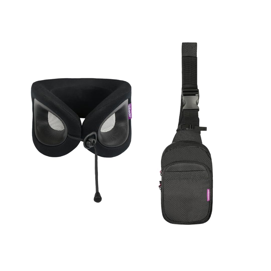 Cabeau On-The-Go-Sling Pack x Evolution X Bundle - Black Diamond