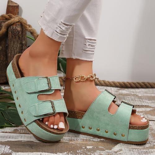 Sandales compensées légères pour éviter les douleurs aux pieds - 2
