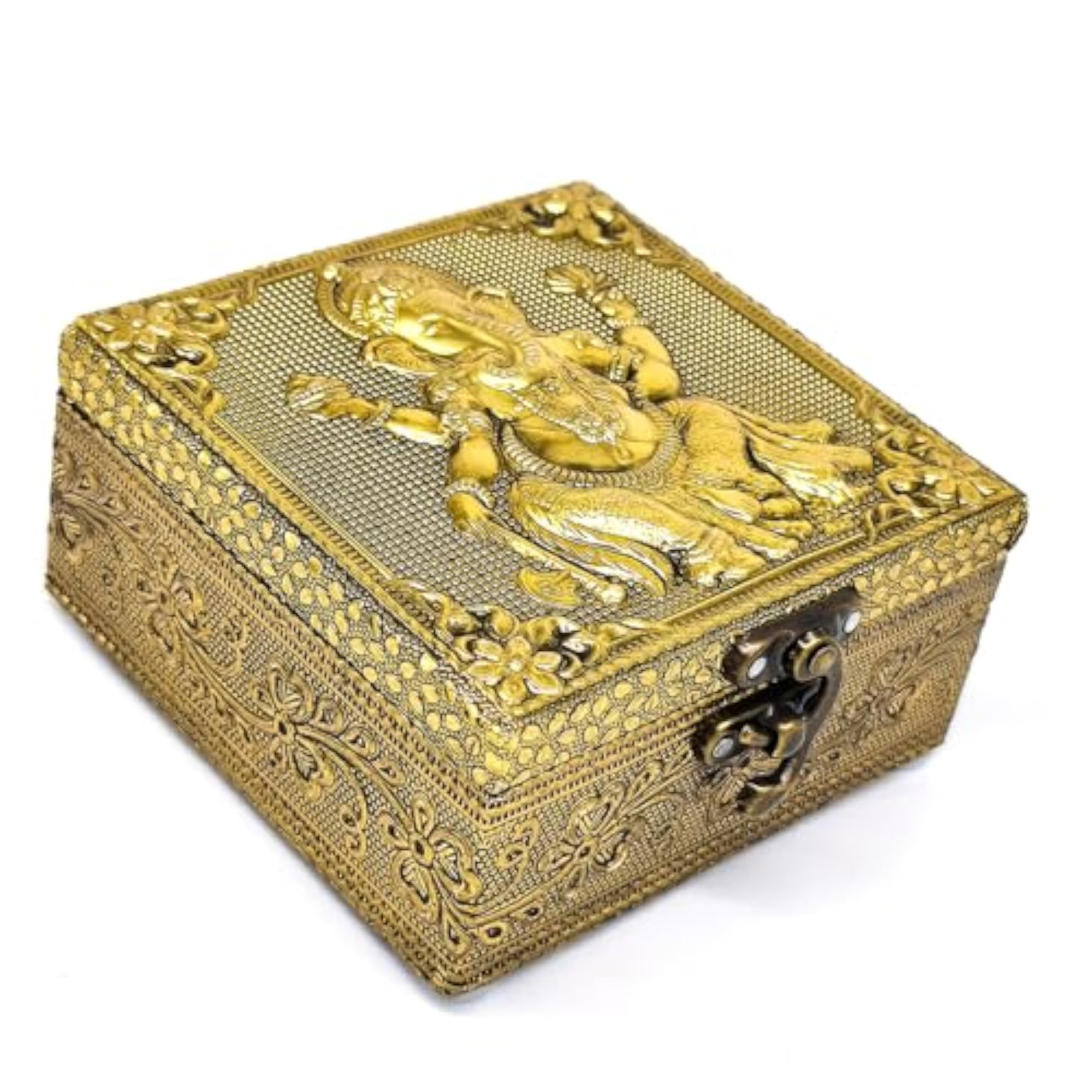 Oxidised Ganesha Handicraft Jewelry Box