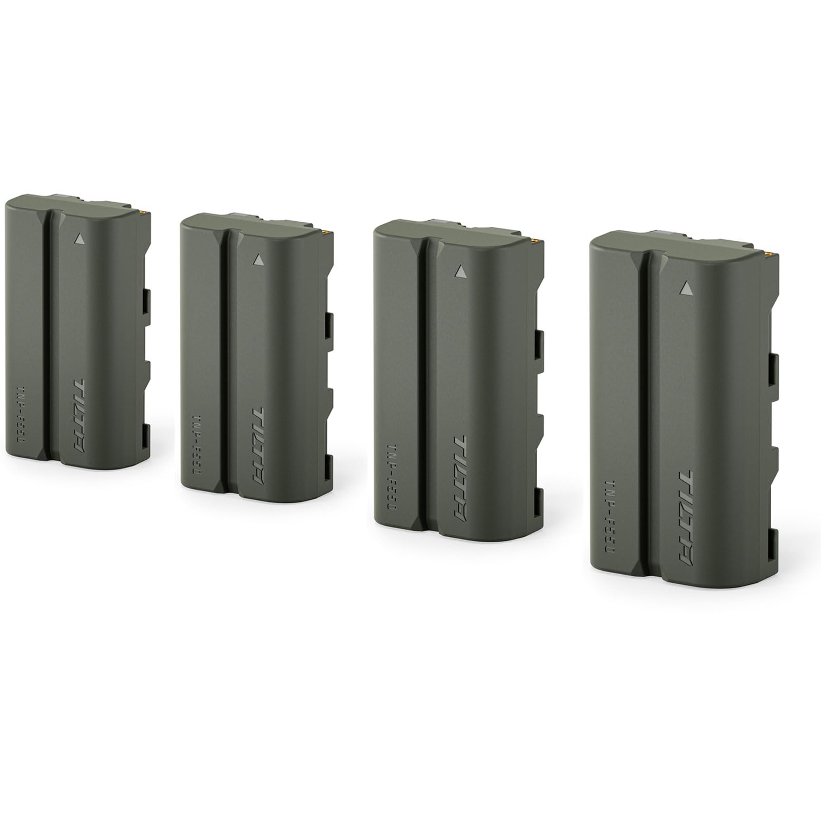 TILTA Paquete de 4 baterías NP-F550 (3500 mAh) para Luces LED, monitores y Nucleus M II TNP-F550-GN-4