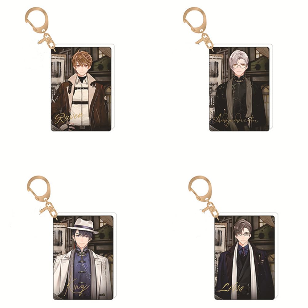 未定事件簿 ジュエルアクリルストラップ左京静真水無瀬夏彦森月黎和泉景