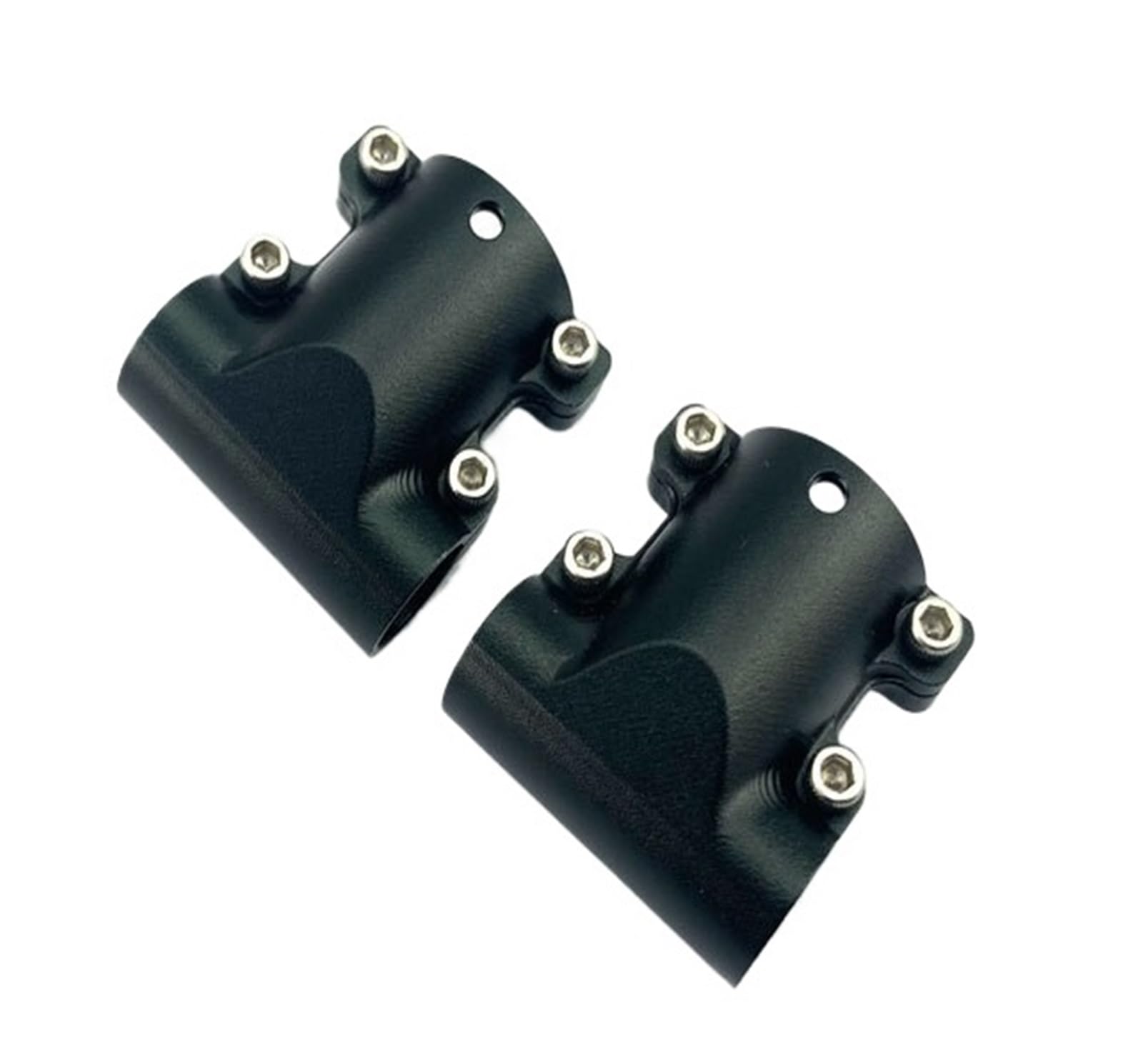 Giunto A T Da 16 A 10 Mm, Alluminio For Carrello Di Atterraggio Di Droni | Lavorato a CNC, parete da 3 mm, viti di fissaggio adatte for tubi da 16 e 10 mm.