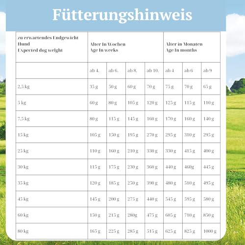 Bellfor Freiland-Schmaus Junior Trockenfutter mit Huhn für Welpen und Junge Hunde Getreidefrei Optimal für ernährungssensible Hunde Hoher Anteil an Omega-3-Fettsäuren 7,5 kg