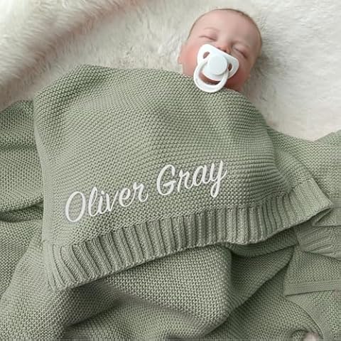 Hotfutic Personalized Baby Blanket Cover