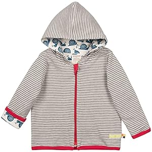 loud + proud Omkeerbare jas van biologisch katoen, Gots gecertificeerd uniseks-baby Jas