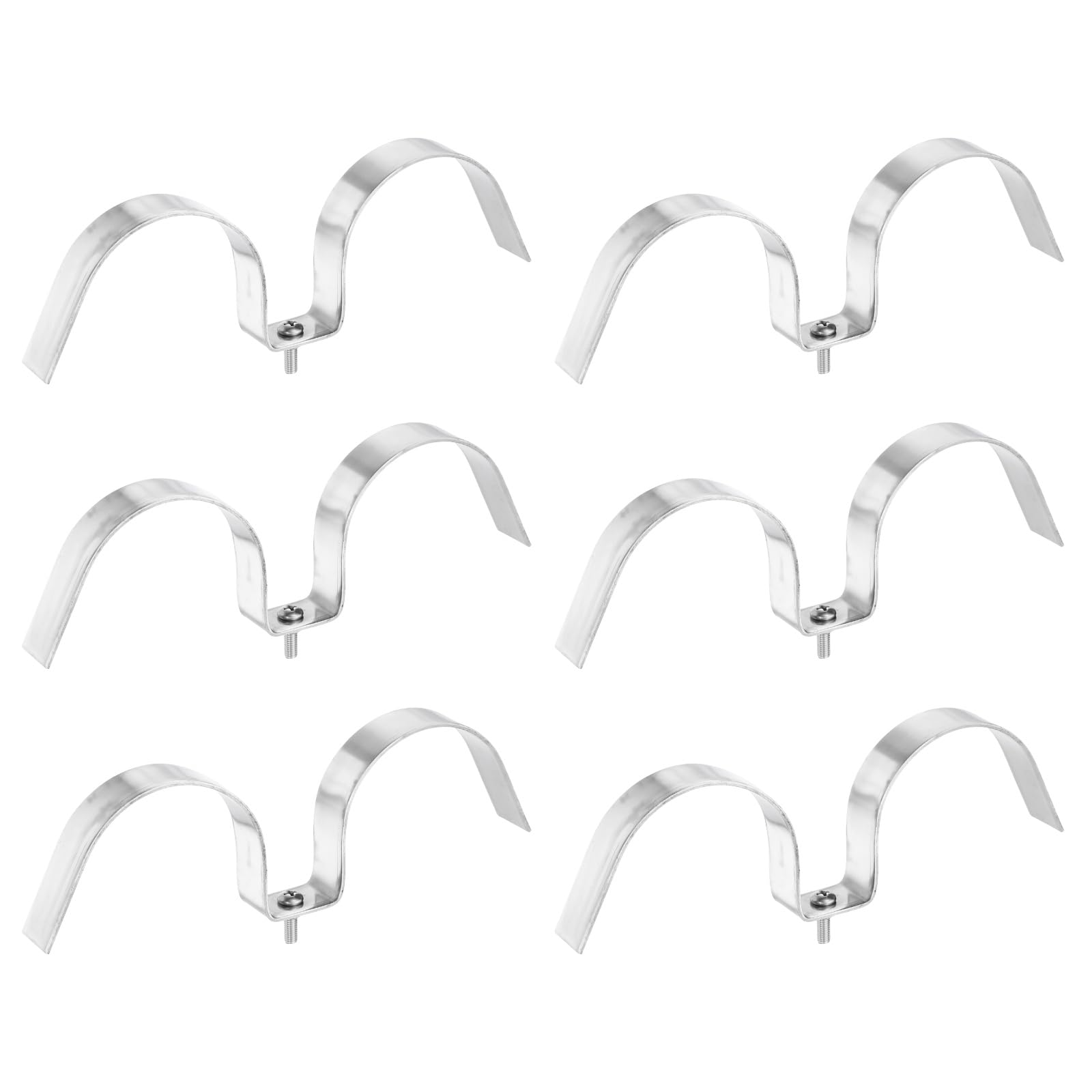 Colliers de serrage double fil 60 mm anti-corrosion en inox 304 pour gaines et tubes M