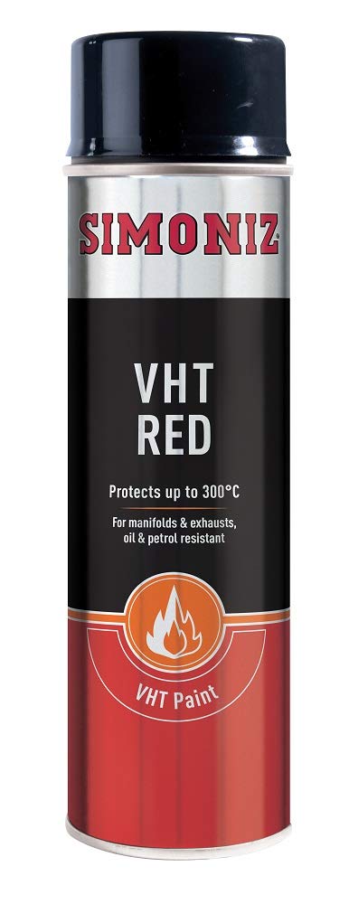 Simoniz Red VHT Spray Paint - 500ml