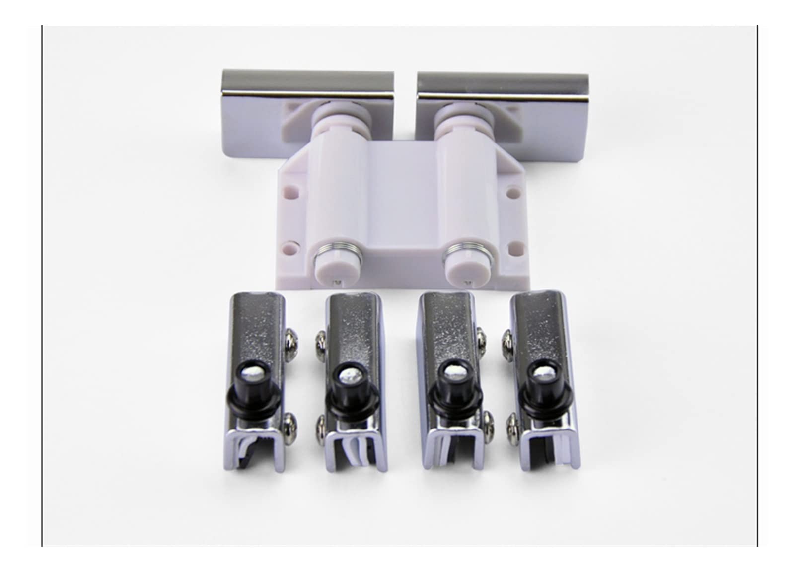 Perno de puerta, cerradura baño, 1 juego herrajes for puertas gabinete, clip vidrio, eje for muebles, cierre succión for, táctil abierto, botón accesorios hardware(D)