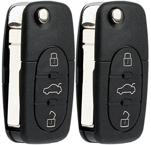 KeylessOption Keyless Entry Remote Control Car Key Fob Replacement for HLO1J0959753F (Pack of 2)