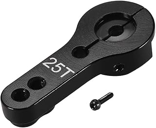 uxcell Aluminum Servo Horn 25T M3 Thread Black, for Futaba Savox Xcore HL HSP HD Power Go Tech