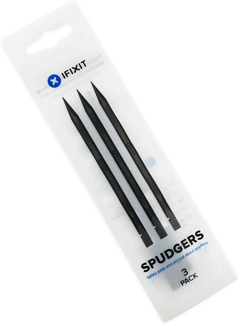 iFixit Spudger Set, 3 antistatic spudgers made of nylon & fibreglass for opening and repairing electronics like mobile phone, Tablet, game console, PC