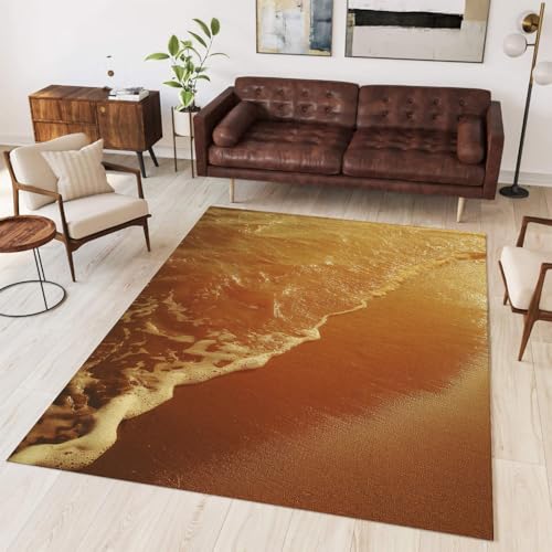 Tapis traditionnel chambre vintage lavable et doux