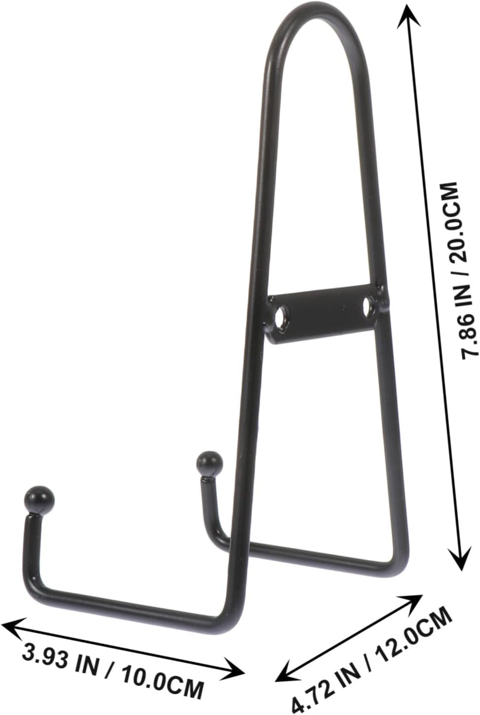 Mobestech 4Pcs Metal Display Rack Versatile Plate Stand for Showcasing Plates Dishes and Decorative Items for Home Kitchen and Retail Displays