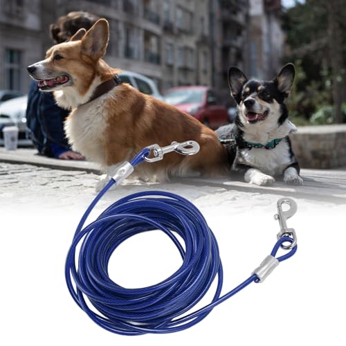 Cable de sujeción antitirones y mordeduras para perros pequeños con mosquetón de 6 mm 4