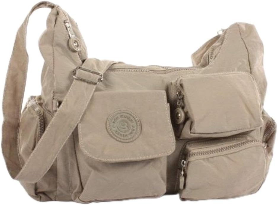 Nylon BAG Shoulder BAG STREET Light Grey