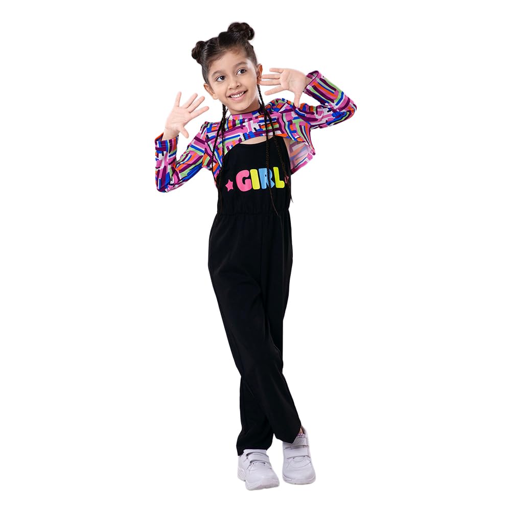 Hopscotch Girls 2-Pc Abstract Blouse & Jumpsuit in Pink Color - Review, Price and Buying Guide