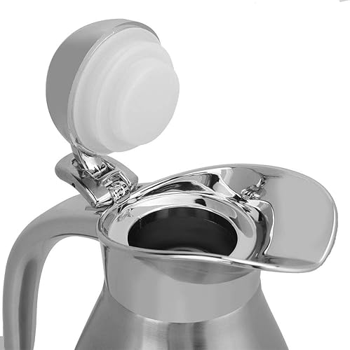 Miniatura 8 de Jarra de café térmica de 2 litros,Botella térmica al vacío, botella de café de agua de acero inoxidable con aislamiento al vacío, jarra térmica para