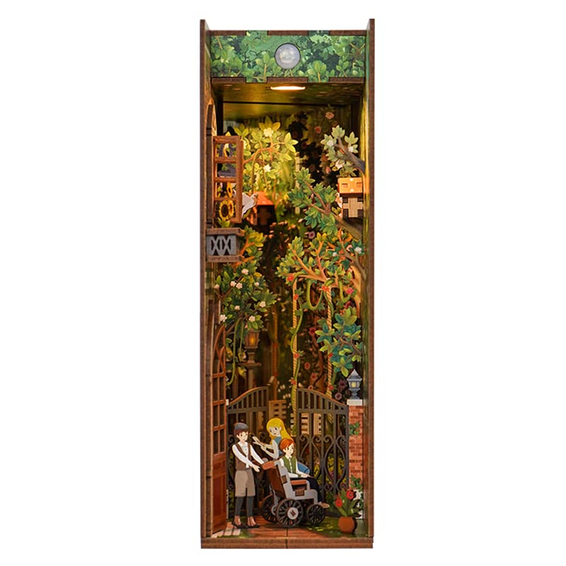 Hands Craft DIY Miniature Kit Book Nook - Secret Garden | Inspire...
