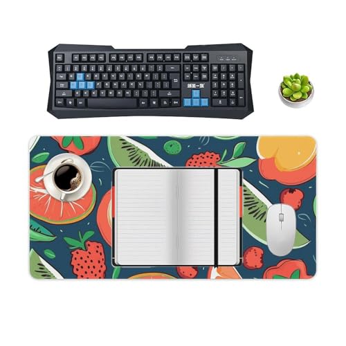 Tapis de souris de jeu grand format protège bureau imperméable - 4